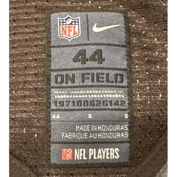 Nike NFL Cleveland Browns On Field Blank Player Limited Jersey Size 44 / M NEW - Picture 4 of 16